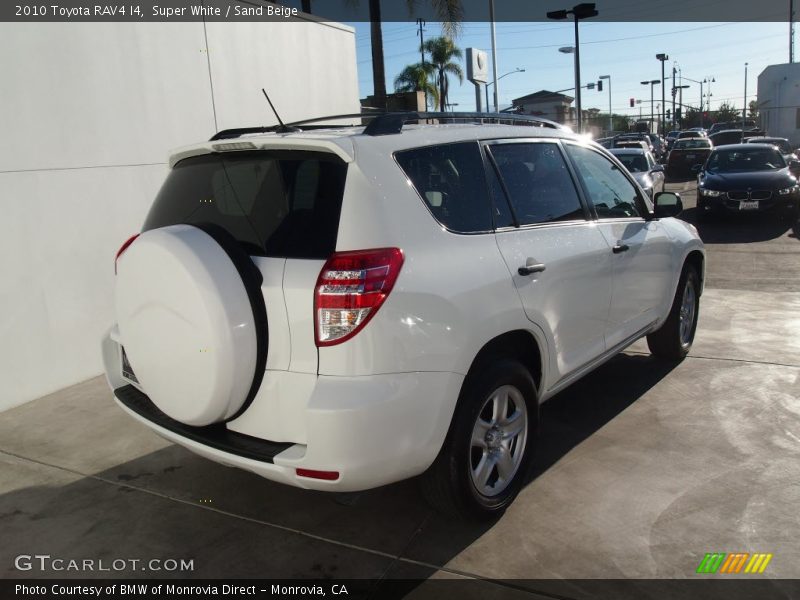 Super White / Sand Beige 2010 Toyota RAV4 I4