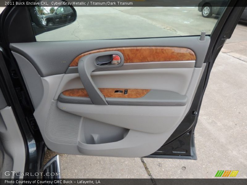 Cyber Gray Metallic / Titanium/Dark Titanium 2011 Buick Enclave CXL
