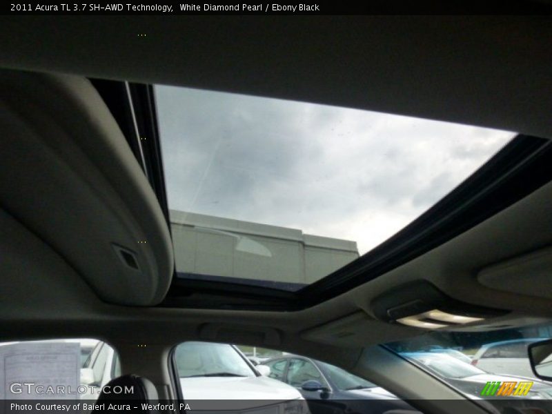 White Diamond Pearl / Ebony Black 2011 Acura TL 3.7 SH-AWD Technology