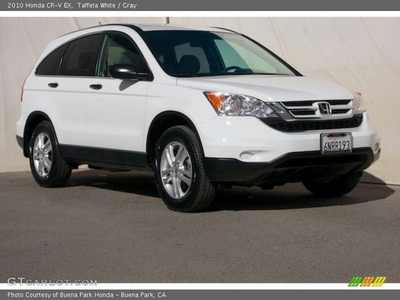 Taffeta White / Gray 2010 Honda CR-V EX