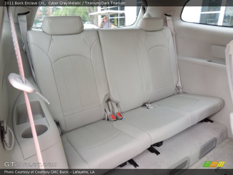 Cyber Gray Metallic / Titanium/Dark Titanium 2011 Buick Enclave CXL