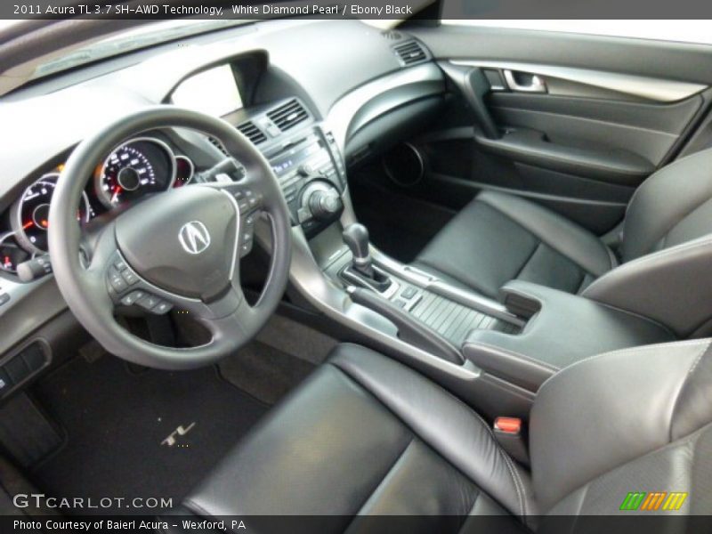 White Diamond Pearl / Ebony Black 2011 Acura TL 3.7 SH-AWD Technology