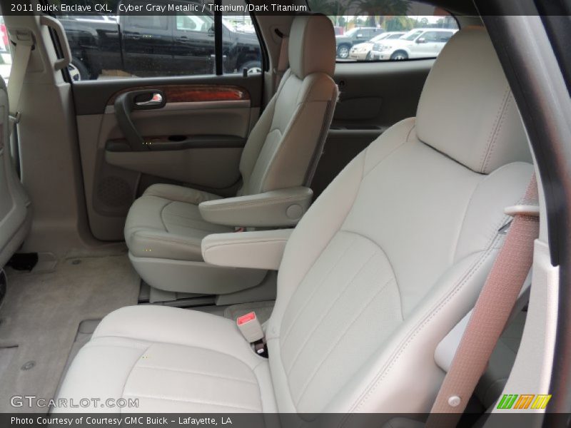 Cyber Gray Metallic / Titanium/Dark Titanium 2011 Buick Enclave CXL