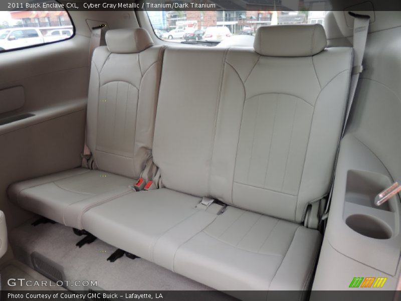 Cyber Gray Metallic / Titanium/Dark Titanium 2011 Buick Enclave CXL