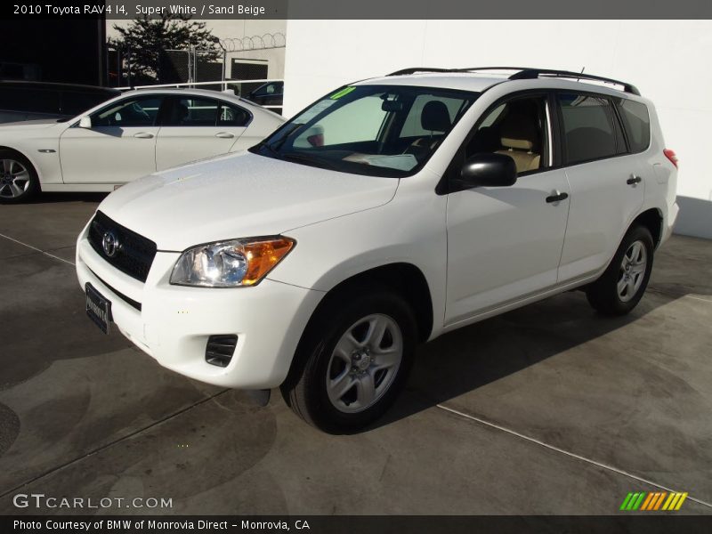 Super White / Sand Beige 2010 Toyota RAV4 I4