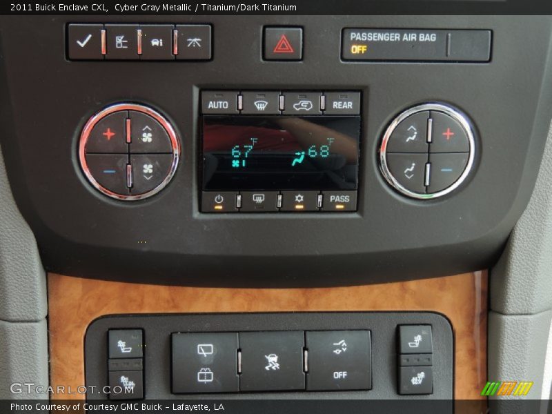 Cyber Gray Metallic / Titanium/Dark Titanium 2011 Buick Enclave CXL