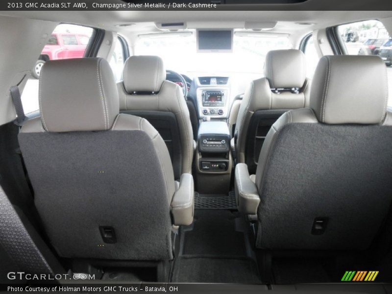 Champagne Silver Metallic / Dark Cashmere 2013 GMC Acadia SLT AWD