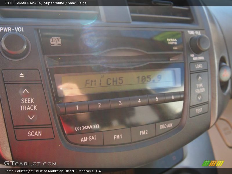 Super White / Sand Beige 2010 Toyota RAV4 I4