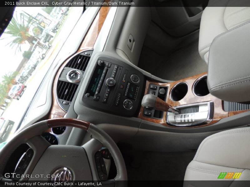 Cyber Gray Metallic / Titanium/Dark Titanium 2011 Buick Enclave CXL