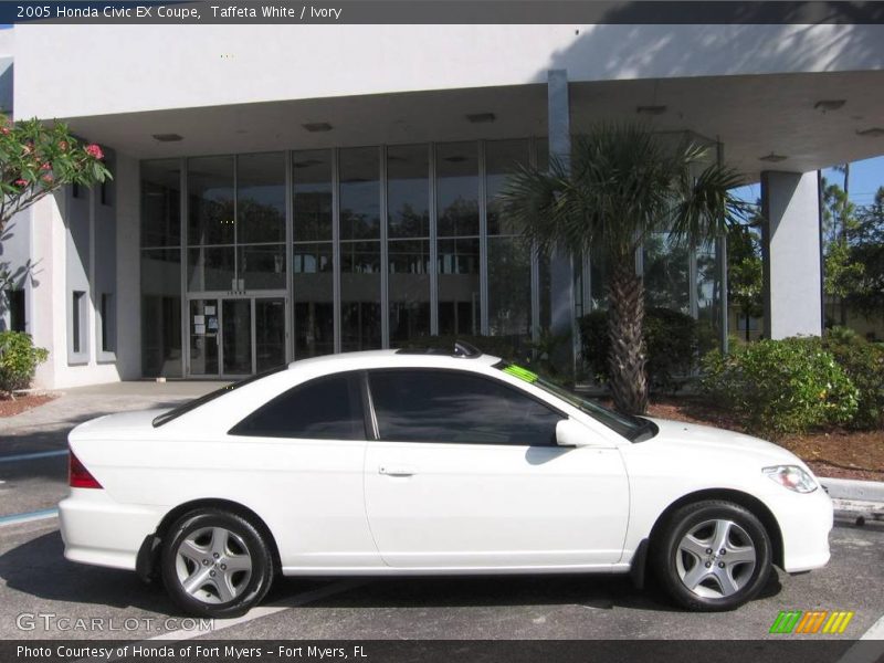 Taffeta White / Ivory 2005 Honda Civic EX Coupe