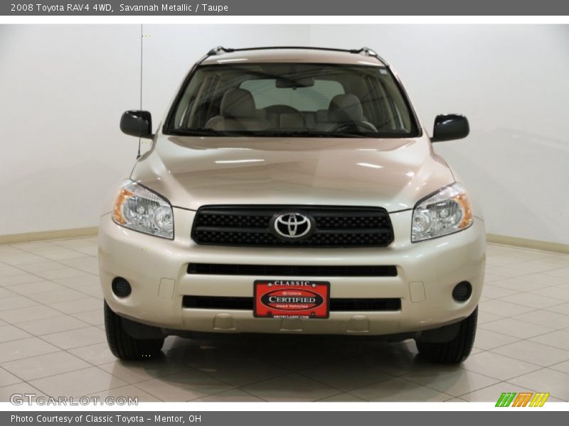 Savannah Metallic / Taupe 2008 Toyota RAV4 4WD