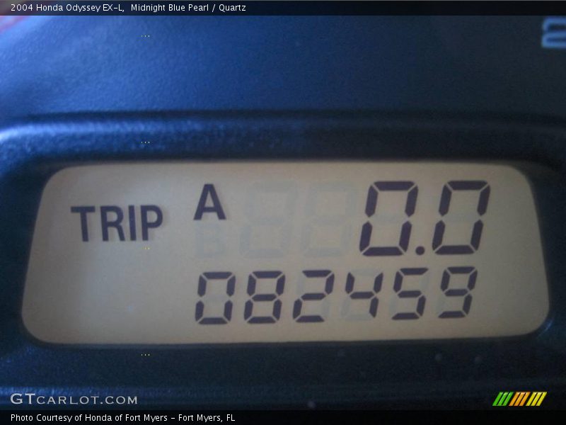 Midnight Blue Pearl / Quartz 2004 Honda Odyssey EX-L