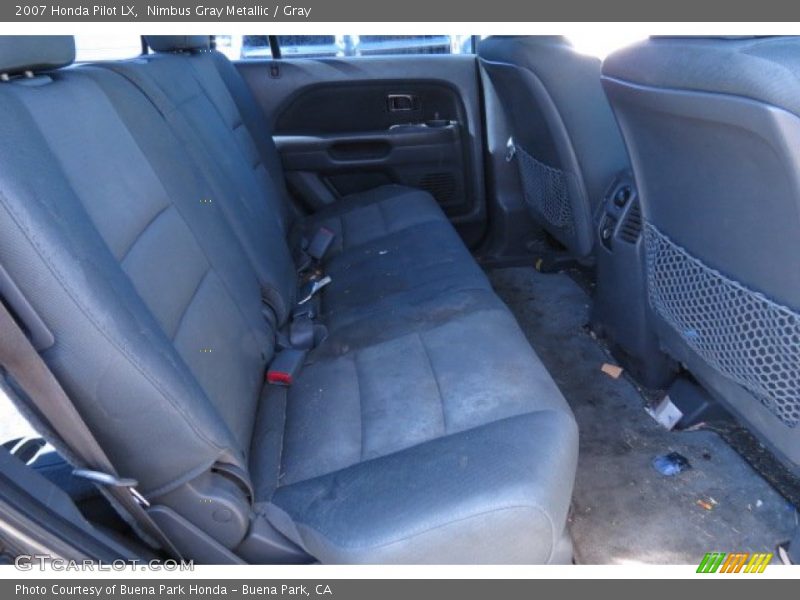 Nimbus Gray Metallic / Gray 2007 Honda Pilot LX