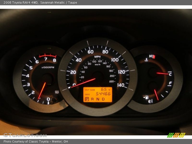 Savannah Metallic / Taupe 2008 Toyota RAV4 4WD