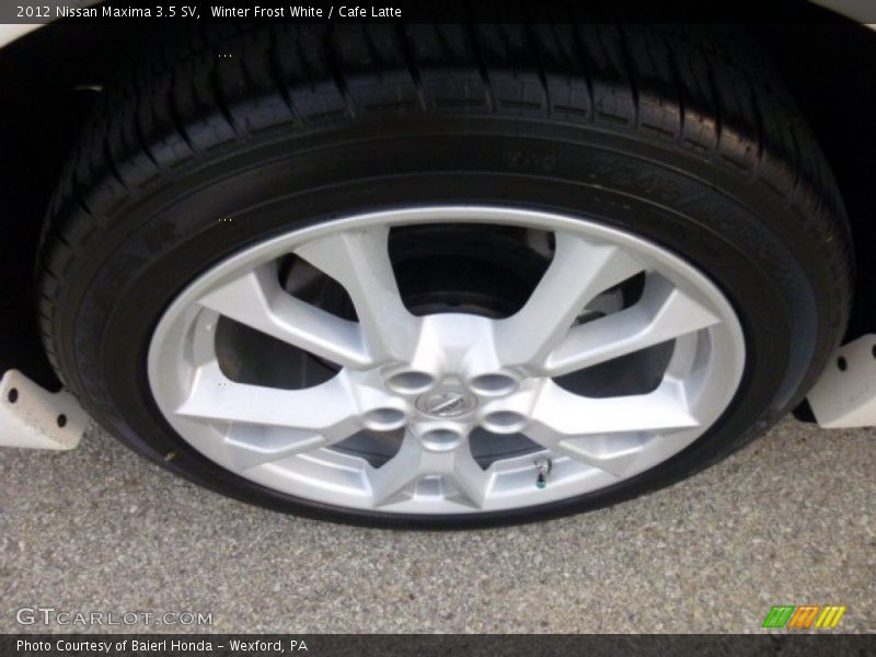 Winter Frost White / Cafe Latte 2012 Nissan Maxima 3.5 SV