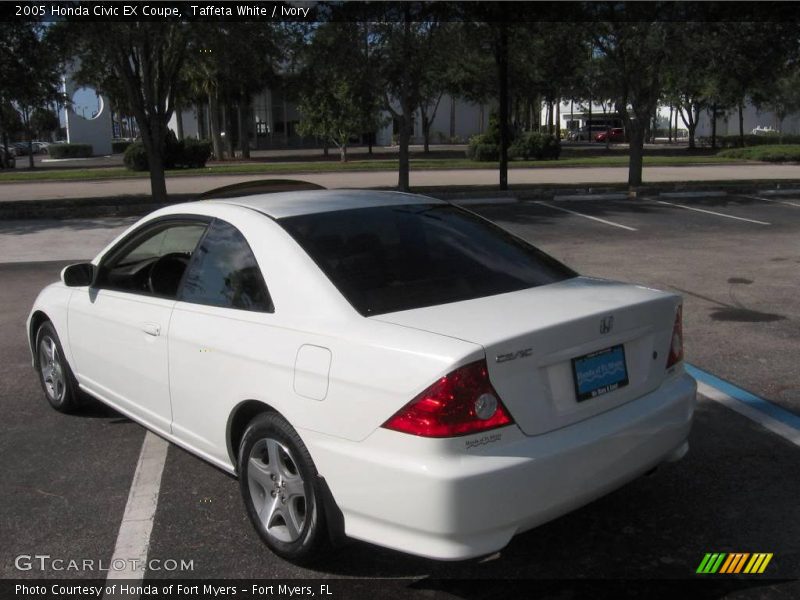 Taffeta White / Ivory 2005 Honda Civic EX Coupe