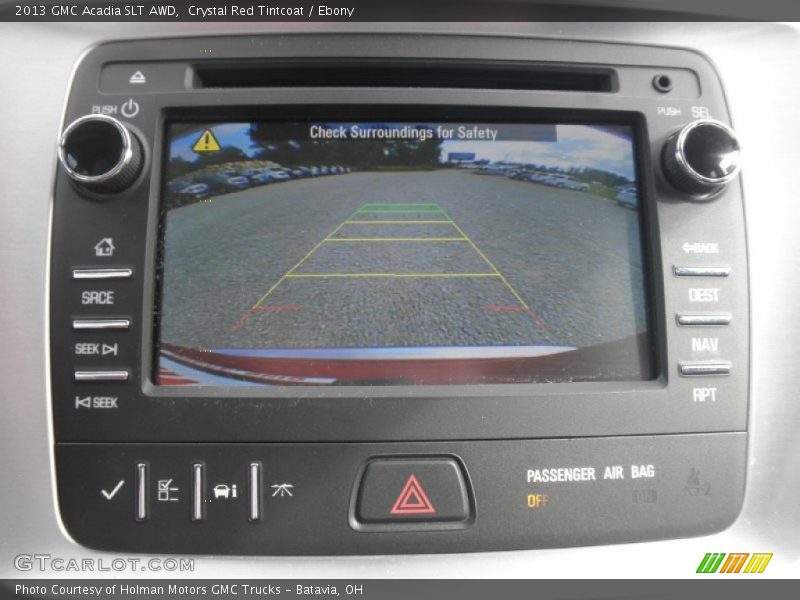 Crystal Red Tintcoat / Ebony 2013 GMC Acadia SLT AWD