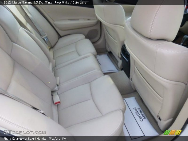 Winter Frost White / Cafe Latte 2012 Nissan Maxima 3.5 SV