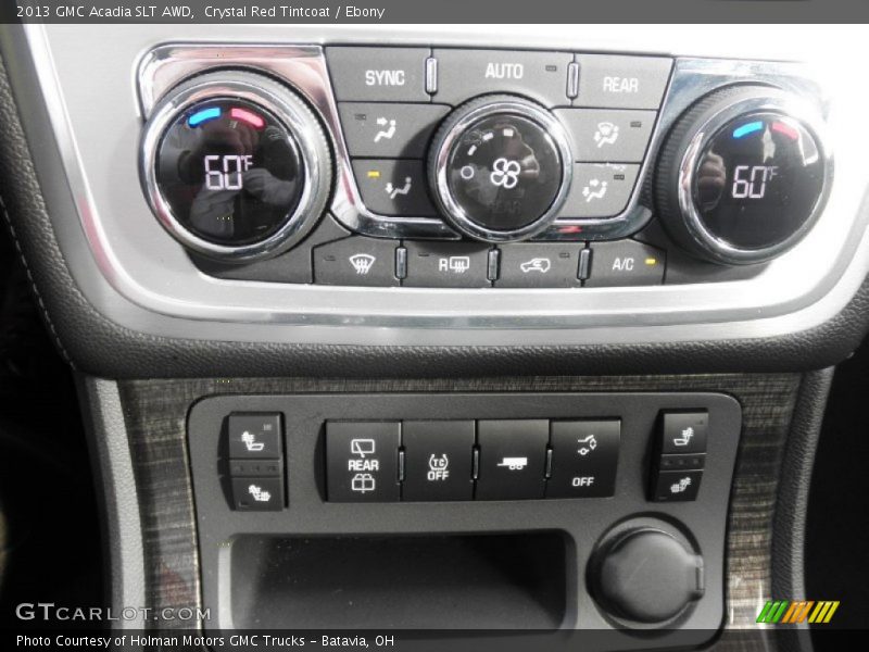 Crystal Red Tintcoat / Ebony 2013 GMC Acadia SLT AWD