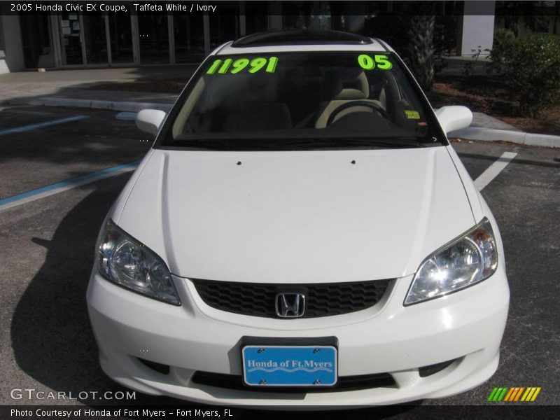 Taffeta White / Ivory 2005 Honda Civic EX Coupe