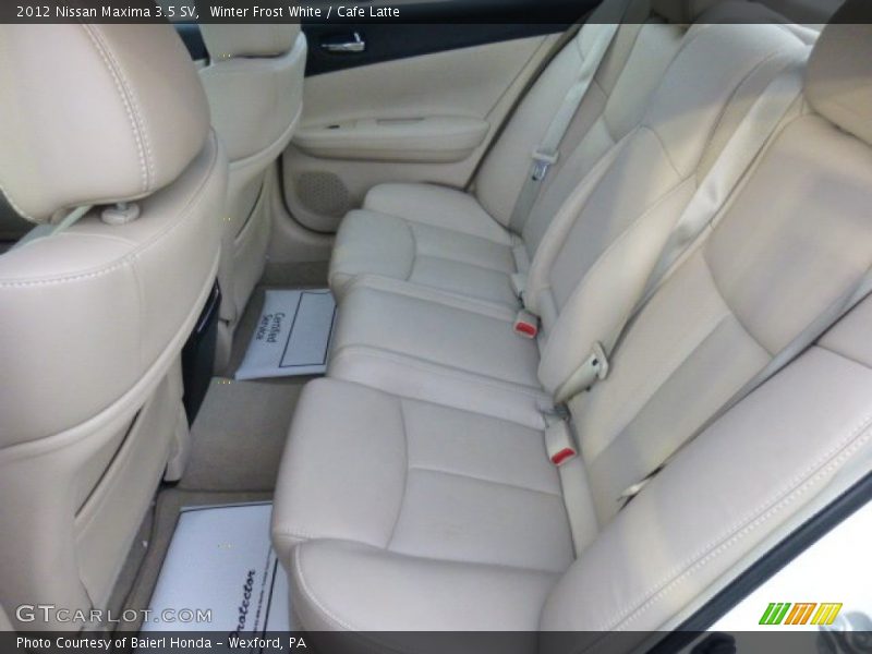 Winter Frost White / Cafe Latte 2012 Nissan Maxima 3.5 SV