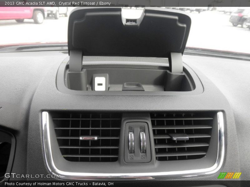 Crystal Red Tintcoat / Ebony 2013 GMC Acadia SLT AWD