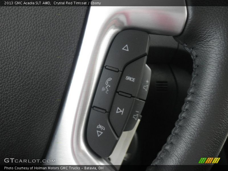 Crystal Red Tintcoat / Ebony 2013 GMC Acadia SLT AWD
