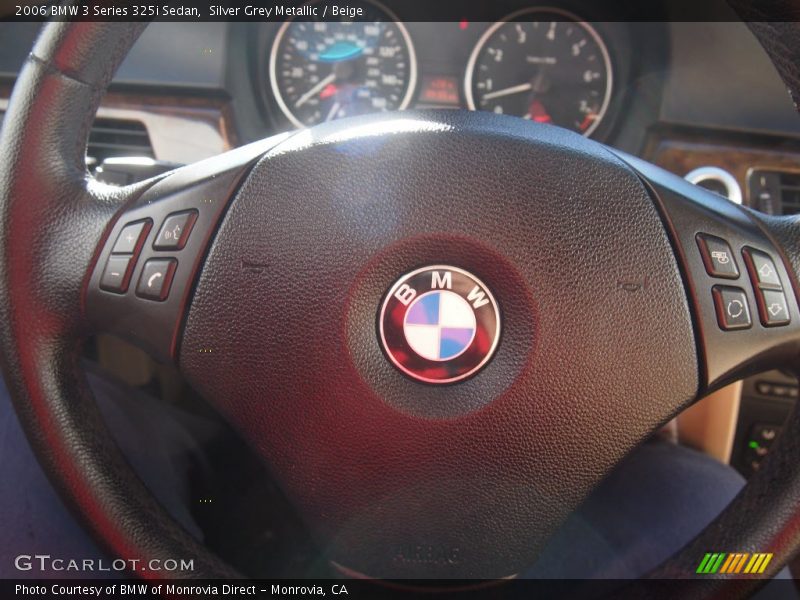 Silver Grey Metallic / Beige 2006 BMW 3 Series 325i Sedan