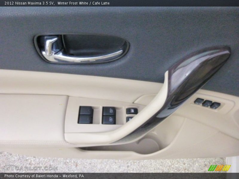 Winter Frost White / Cafe Latte 2012 Nissan Maxima 3.5 SV