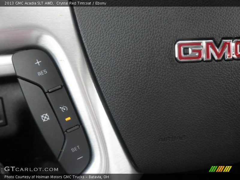 Crystal Red Tintcoat / Ebony 2013 GMC Acadia SLT AWD