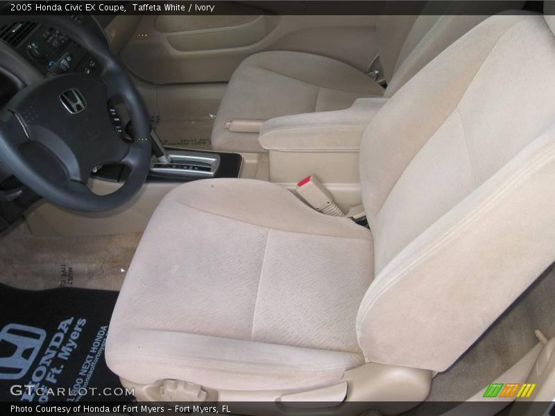 Taffeta White / Ivory 2005 Honda Civic EX Coupe
