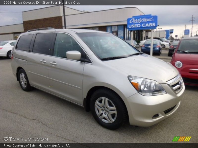 Silver Pearl Metallic / Gray 2005 Honda Odyssey EX