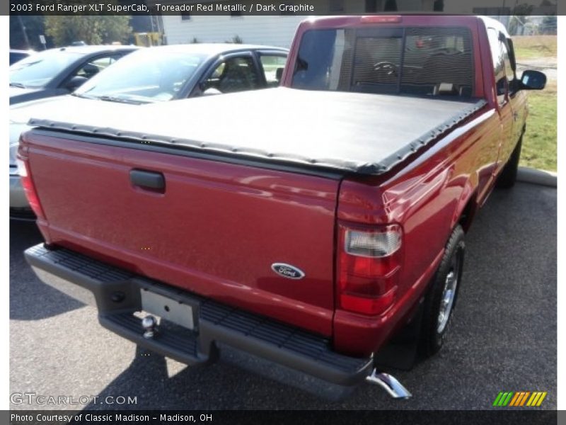 Toreador Red Metallic / Dark Graphite 2003 Ford Ranger XLT SuperCab