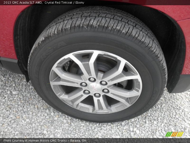 Crystal Red Tintcoat / Ebony 2013 GMC Acadia SLT AWD
