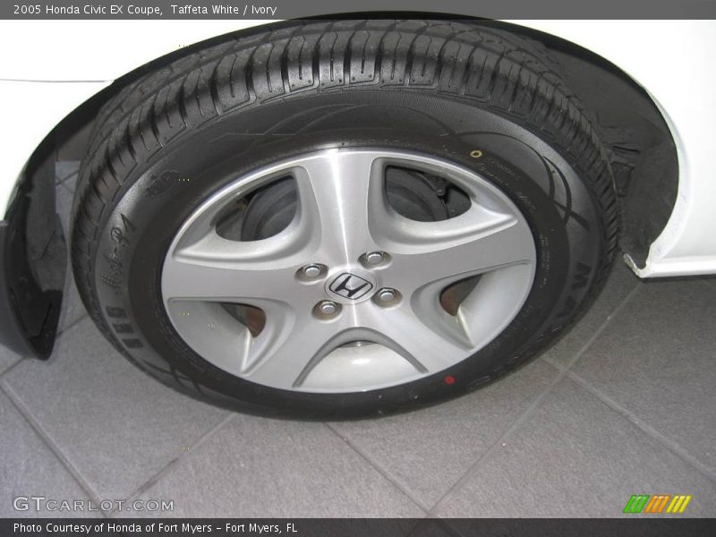 Taffeta White / Ivory 2005 Honda Civic EX Coupe