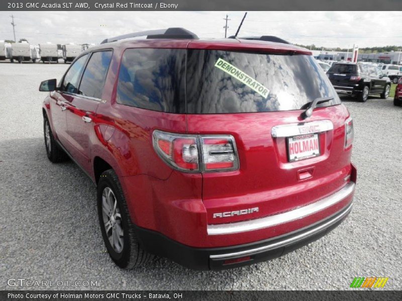 Crystal Red Tintcoat / Ebony 2013 GMC Acadia SLT AWD