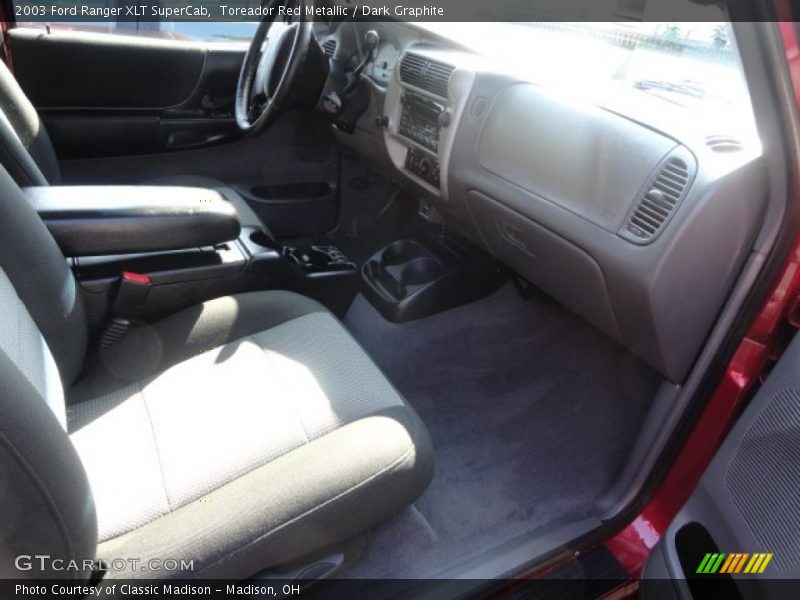 Toreador Red Metallic / Dark Graphite 2003 Ford Ranger XLT SuperCab