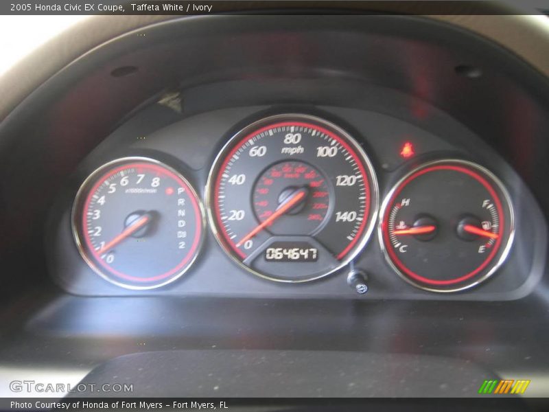 Taffeta White / Ivory 2005 Honda Civic EX Coupe