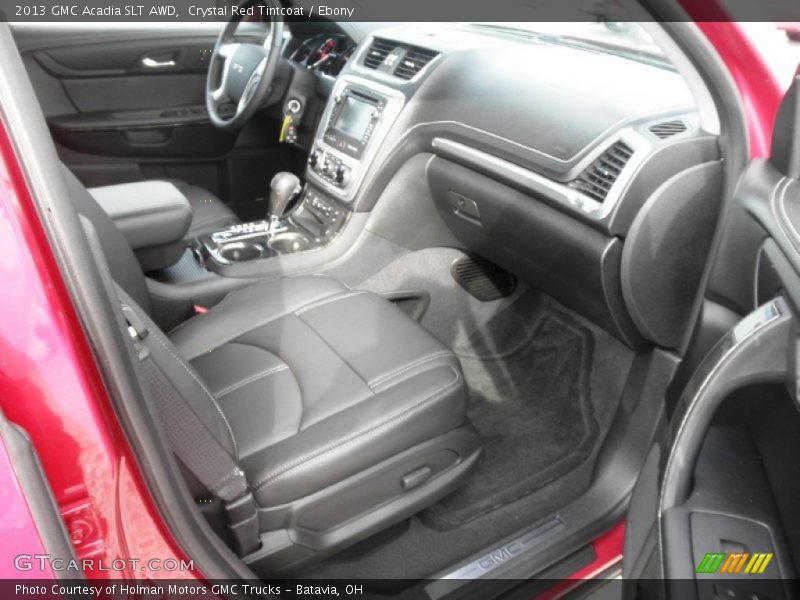 Crystal Red Tintcoat / Ebony 2013 GMC Acadia SLT AWD