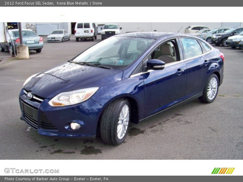 Kona Blue Metallic / Stone 2012 Ford Focus SEL Sedan