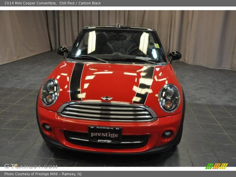 Chili Red / Carbon Black 2014 Mini Cooper Convertible
