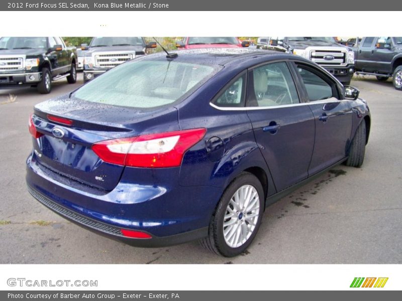 Kona Blue Metallic / Stone 2012 Ford Focus SEL Sedan