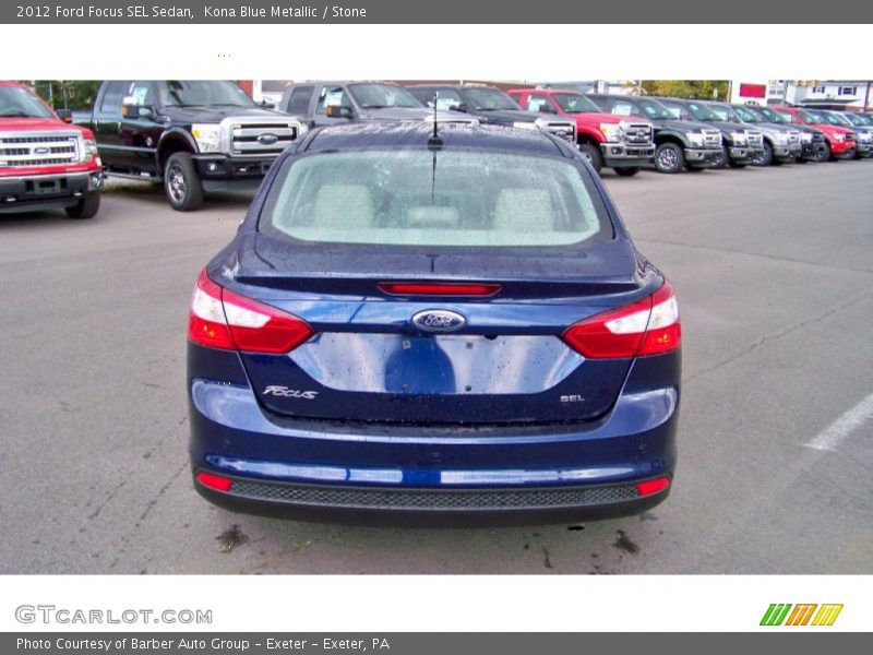 Kona Blue Metallic / Stone 2012 Ford Focus SEL Sedan
