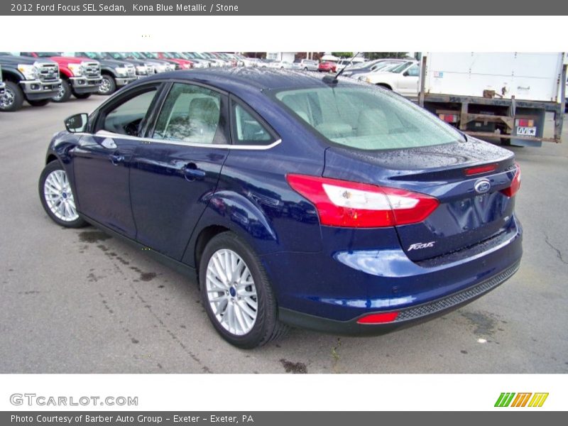 Kona Blue Metallic / Stone 2012 Ford Focus SEL Sedan