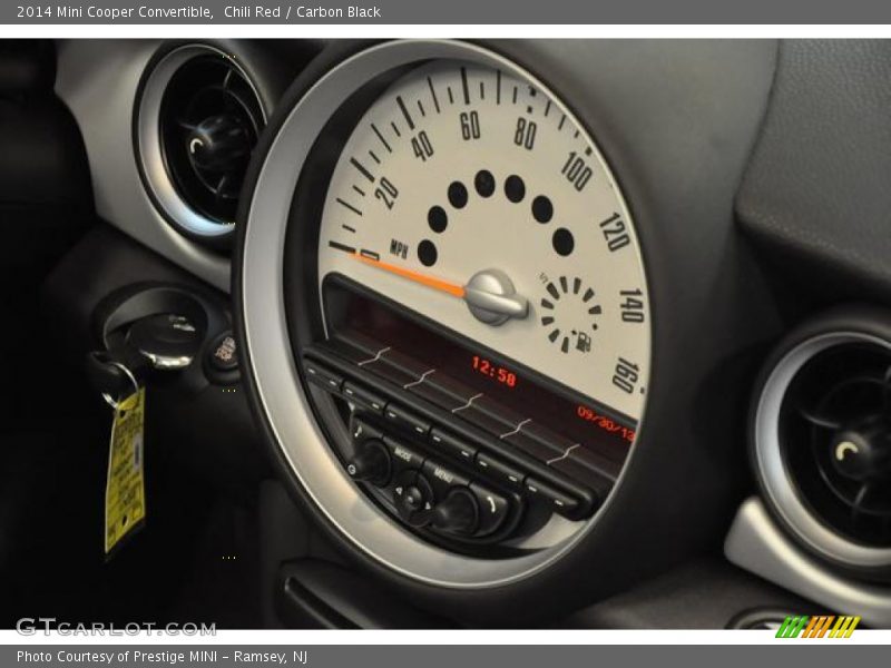Chili Red / Carbon Black 2014 Mini Cooper Convertible