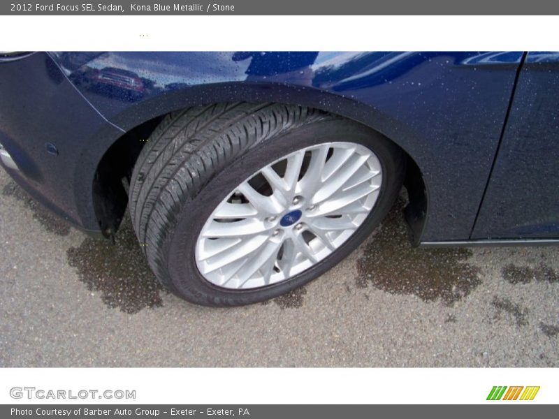 Kona Blue Metallic / Stone 2012 Ford Focus SEL Sedan