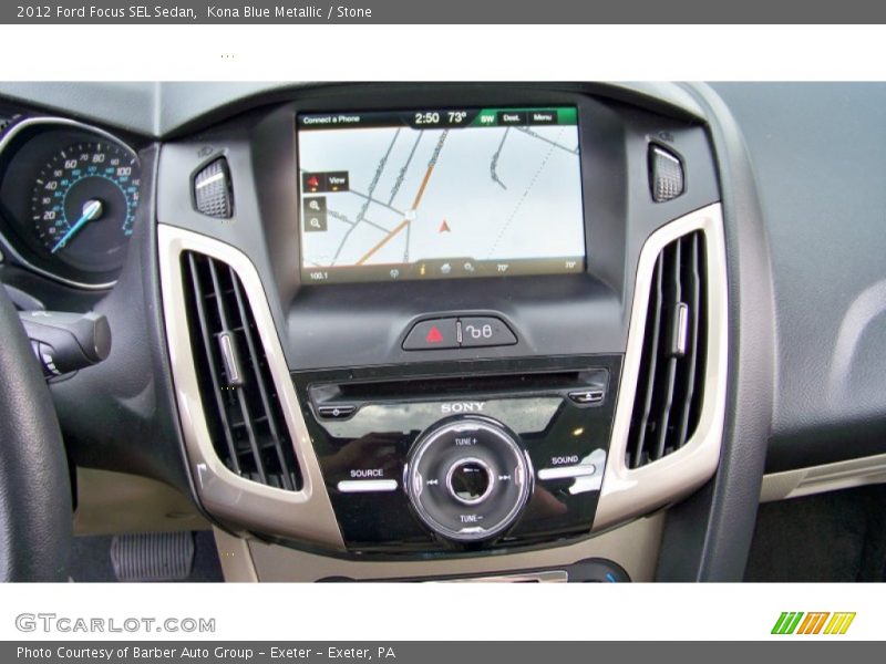 Kona Blue Metallic / Stone 2012 Ford Focus SEL Sedan