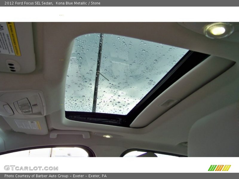 Kona Blue Metallic / Stone 2012 Ford Focus SEL Sedan