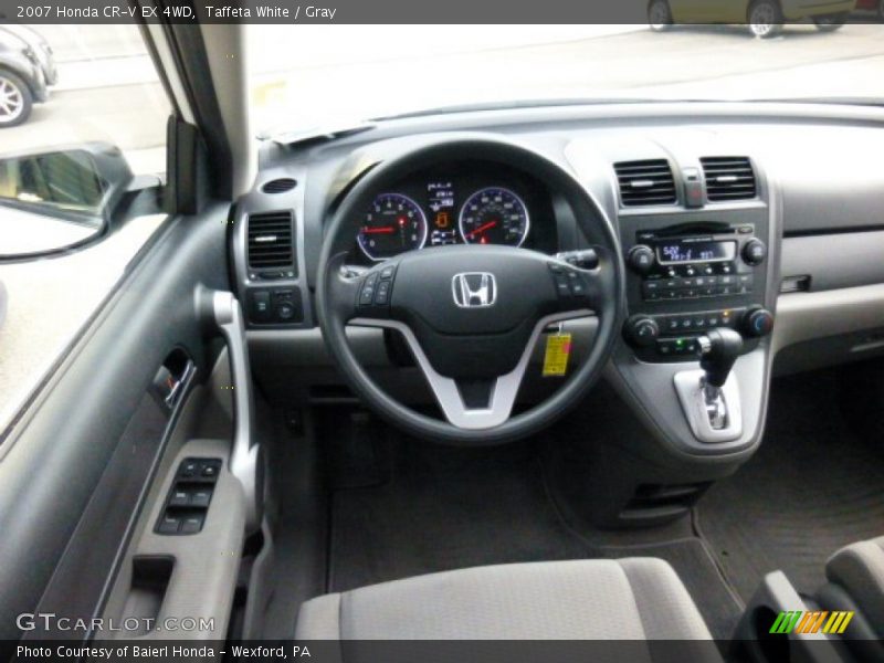 Taffeta White / Gray 2007 Honda CR-V EX 4WD