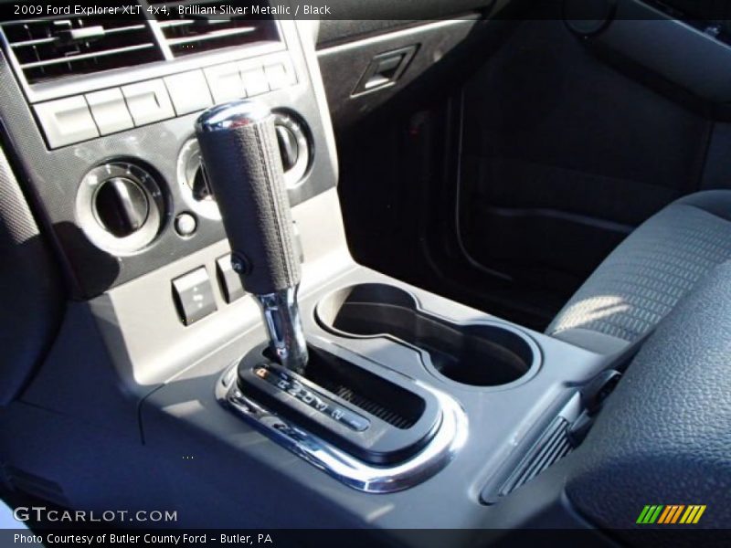 Brilliant Silver Metallic / Black 2009 Ford Explorer XLT 4x4